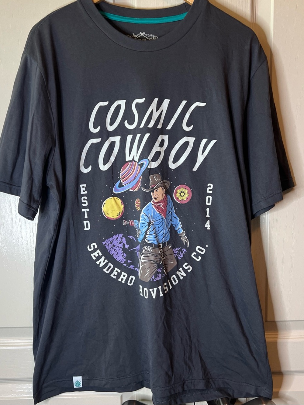 Sendero Provisions Co. Cosmic Cowboy Graphic Tee - gray